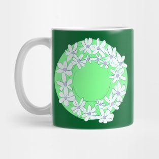 Mother's Day Daisy Chain Flower Wreath (MD23MOD003c) Mug